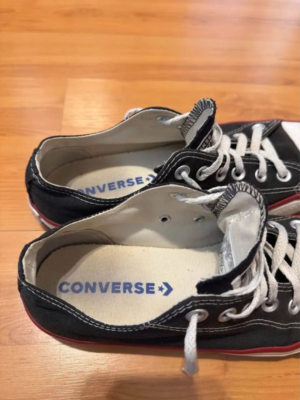 Tênis Converse All Star Preto N39 Usado - Foto 5