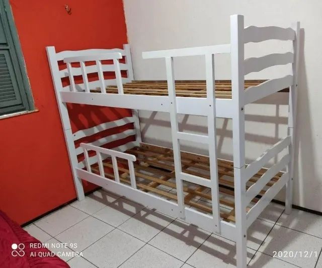 Beliche De Madeira Maciça De Alta Qualidade Branca - Em Oferta