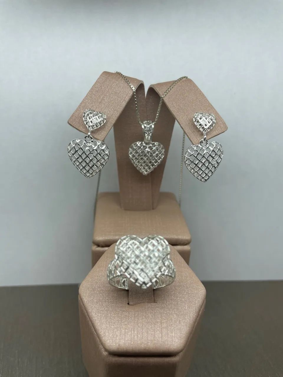 Lindo Conjunto de Prata 925 - Foto 2