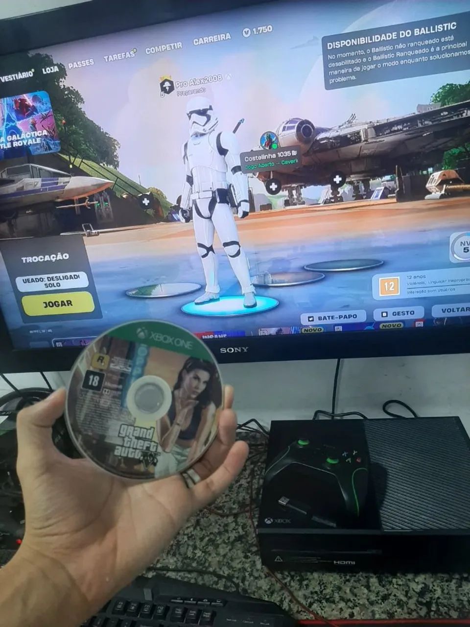Xbox One - aceito trocar em Tablet ou mec - Foto 2