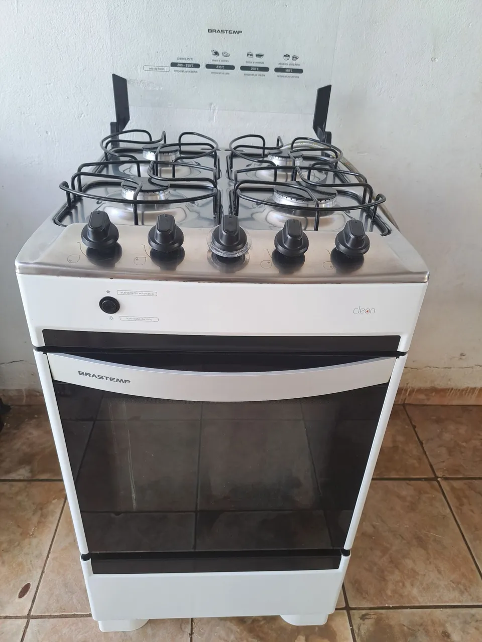 Fogão Brastemp Clean 4 Bocas