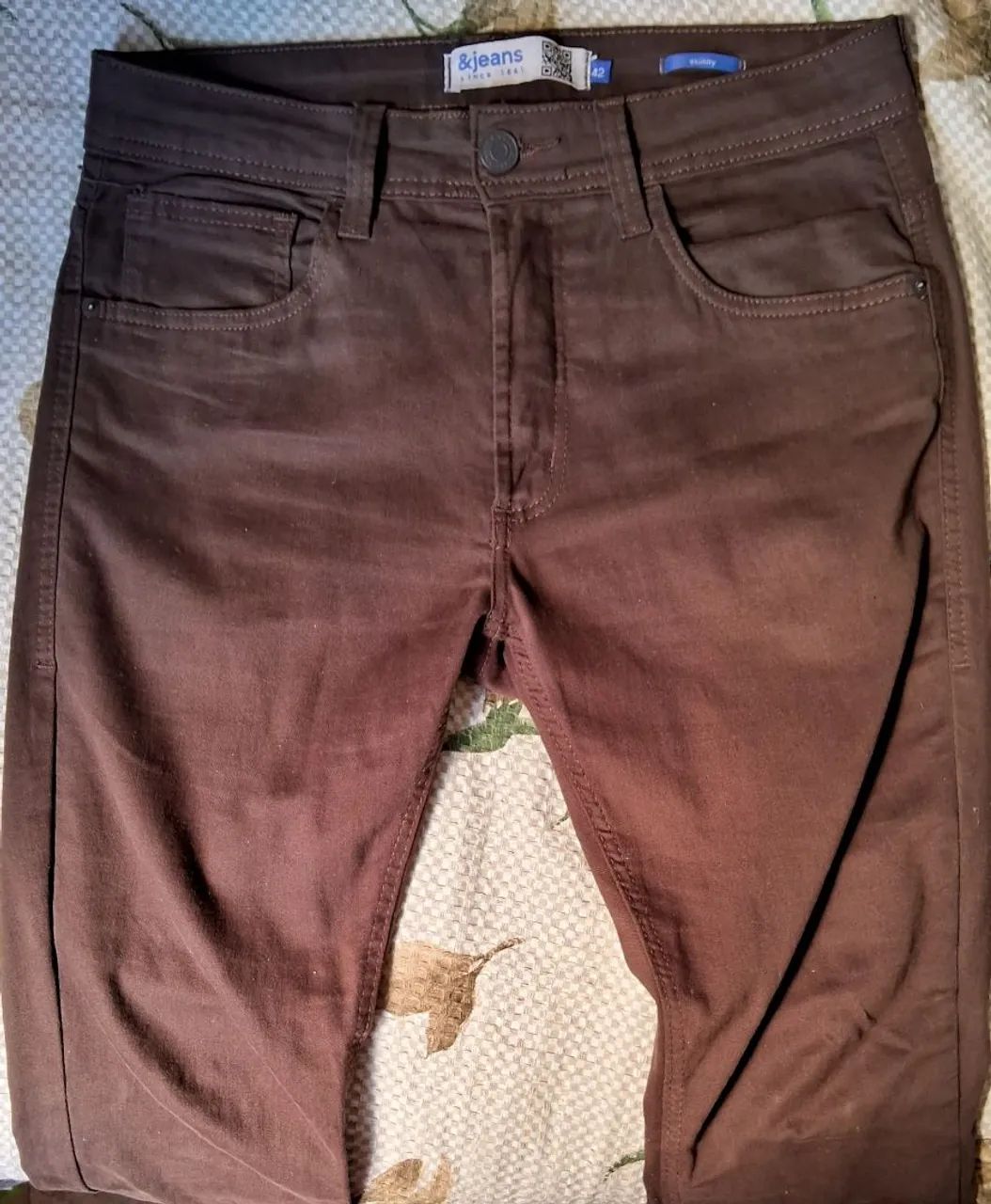Calça Sarja Marrom escura