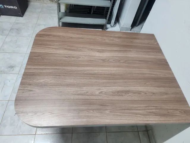 Mesa de Escritório Amadeirada de Parede - Foto 3