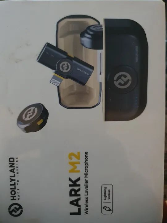 Microfone Sem Fio Hollyland Lark M2 - para iPhone 