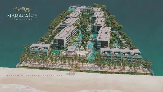 Flats a Beira Mar de Maracaípe - Porto de Galinhas | APARTAMENTO EM PORTO DE GALINHAS - Foto 5