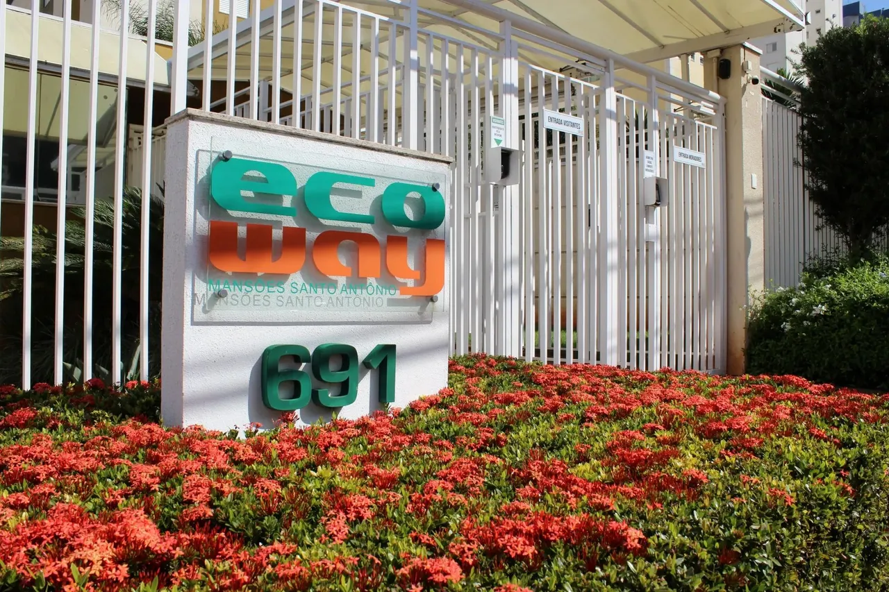 Apartamento para locação no Condomínio Eco Way, Mansões Santo Antônio
