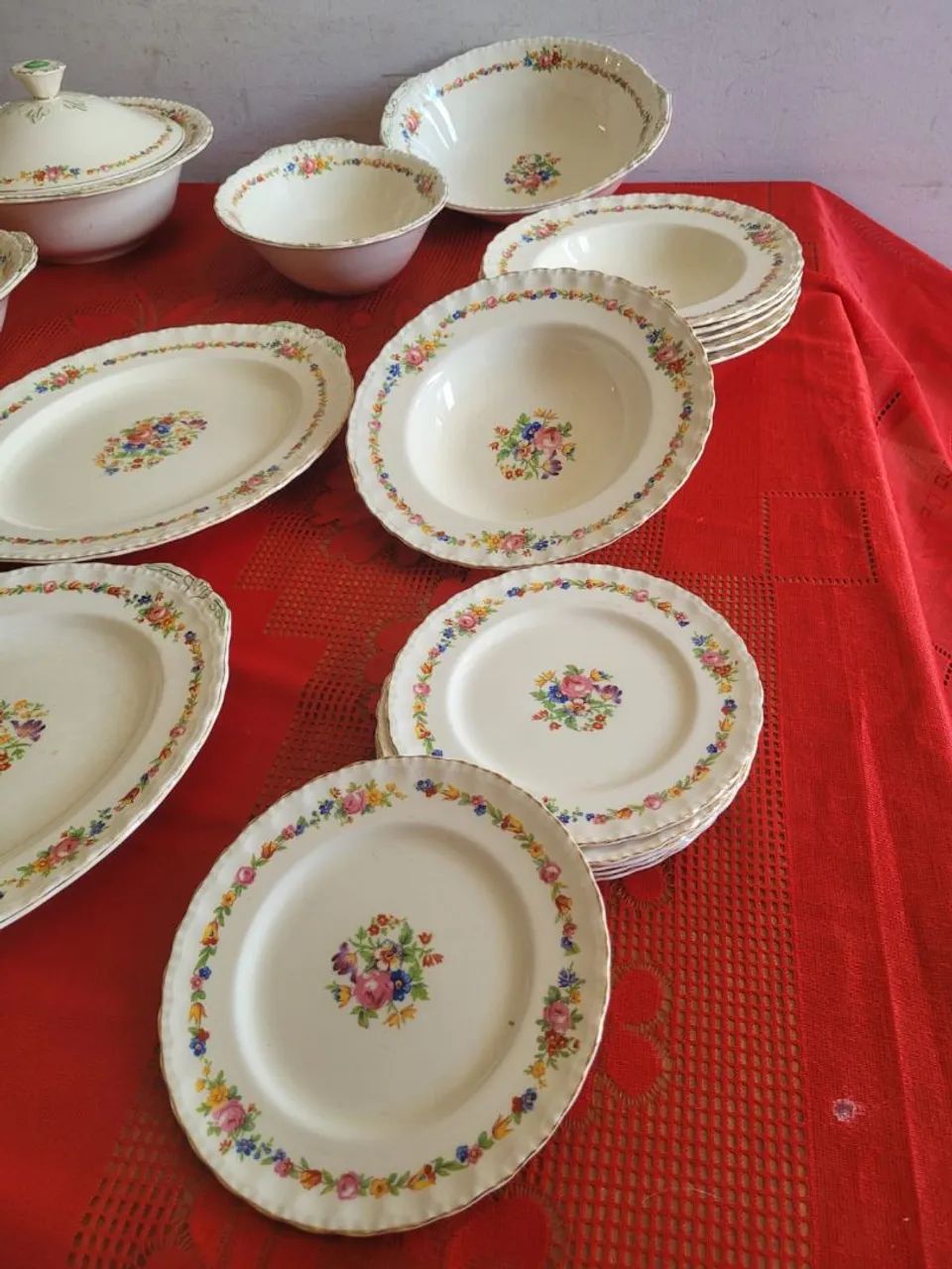 Aparelho de Jantar antigo Grindley England 25 Peças  - Foto 2