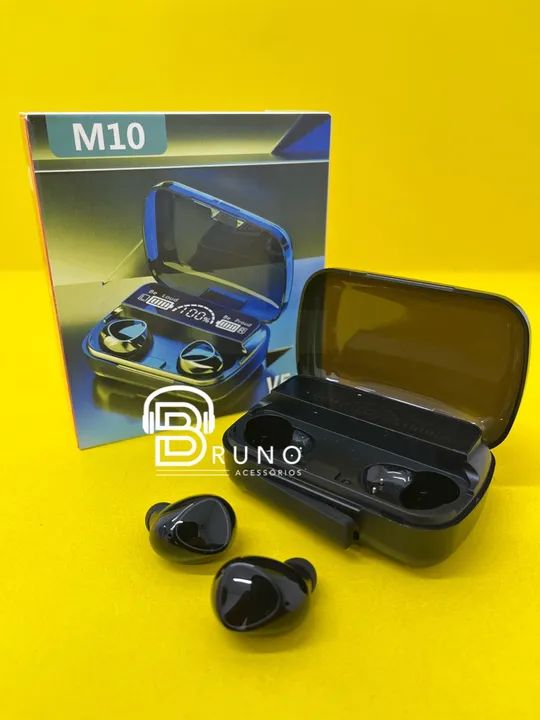 Fone de Ouvido Bluetooth M10 - Novo444716984377681922