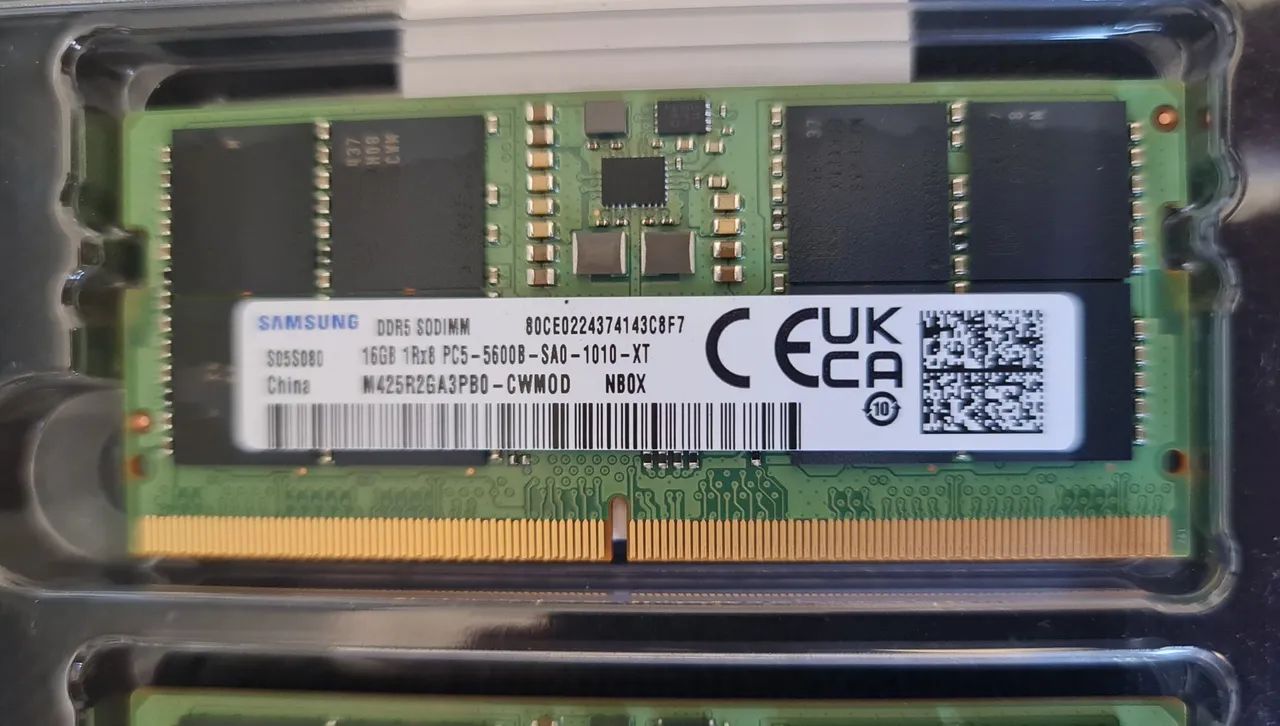 Kit memoria ram Samsung DDR5 32gb notebook 5600 - Foto 2