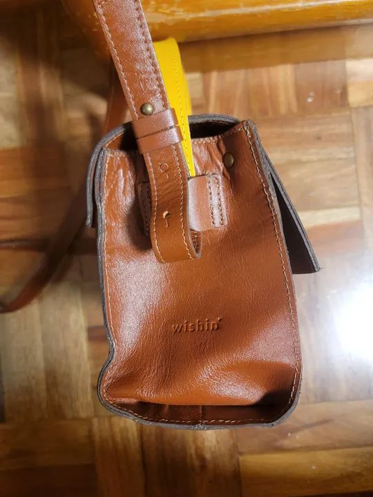 Bolsa de couro legítimo wishin  - Foto 3