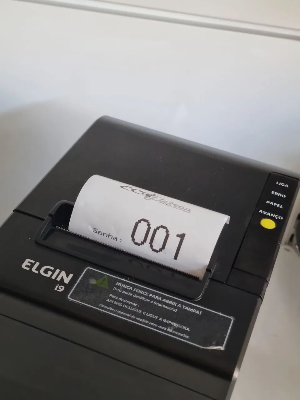 Impressora para Senhas Elgin i9- Configurada | Garantia e NF. - Foto 3