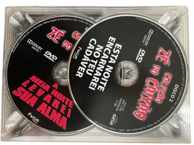 Dvd Coleção Zé Do Caixão Edição de Colecionador 9 Discos RARO +