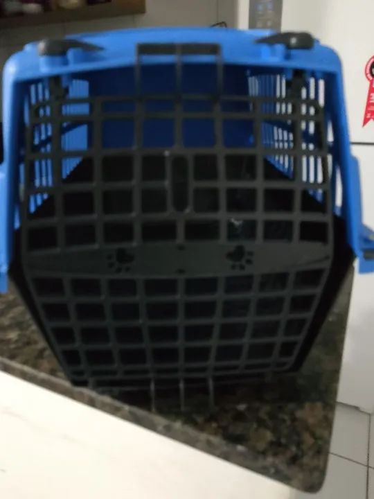 Caixa de Transporte para Pets por 70 estar novinha usada 1 vez só  falar Polyana * - Foto 6