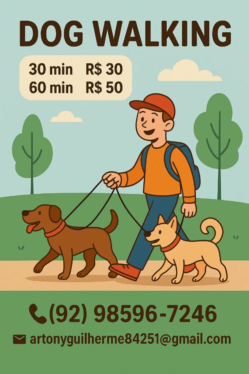 Passeador e babá de pets