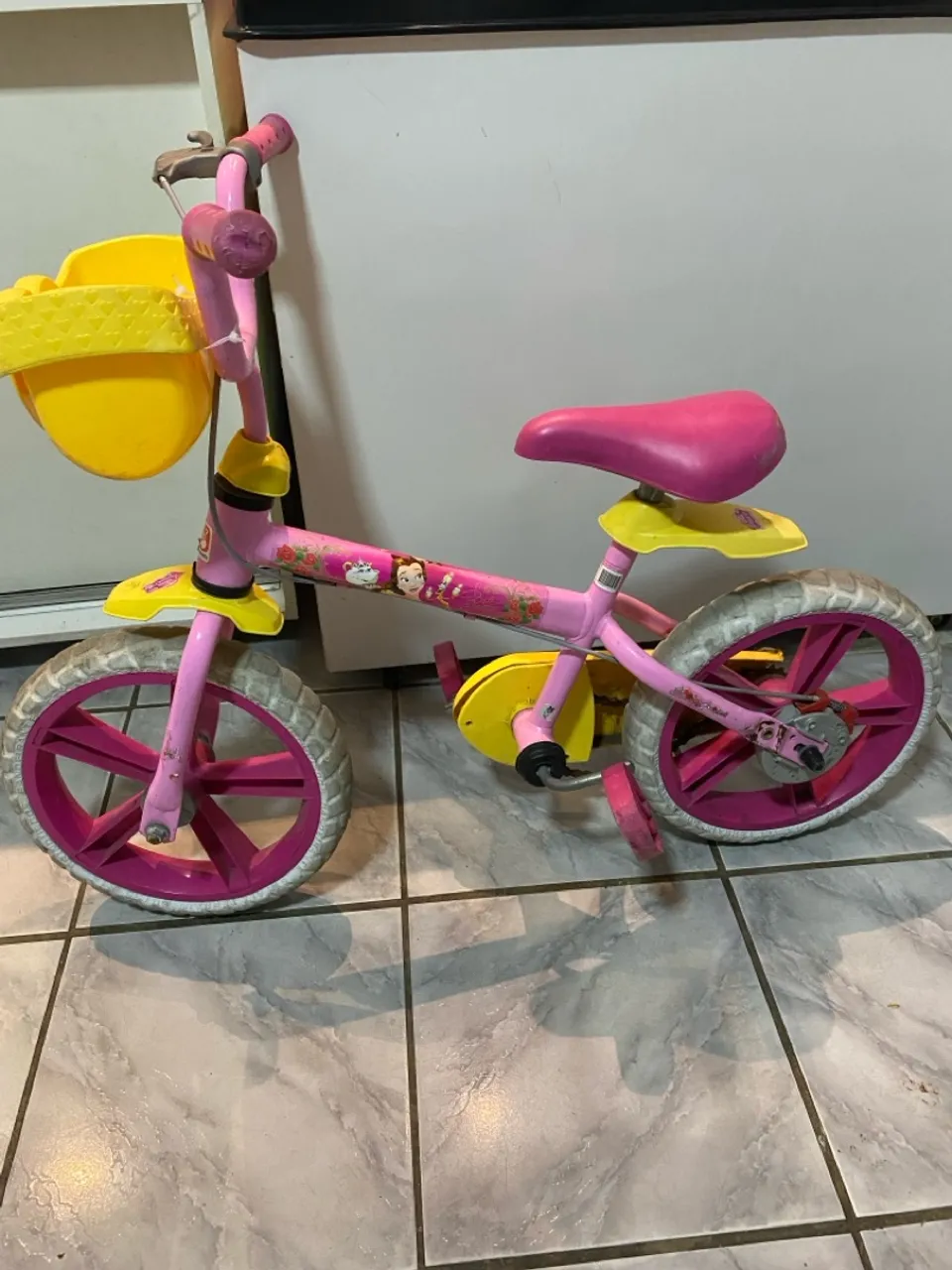 Bicicleta aro 16 bandeirantes com rodinhas