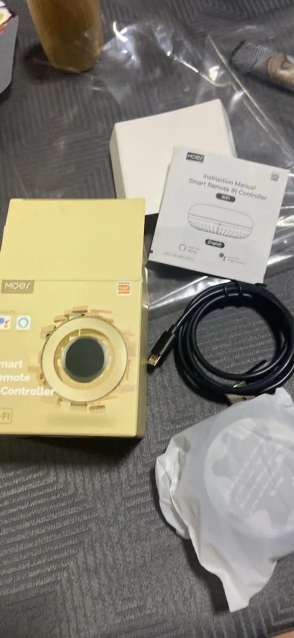 Controle Inteligente Ir+rf 315/433 Mhz Moes Wifi