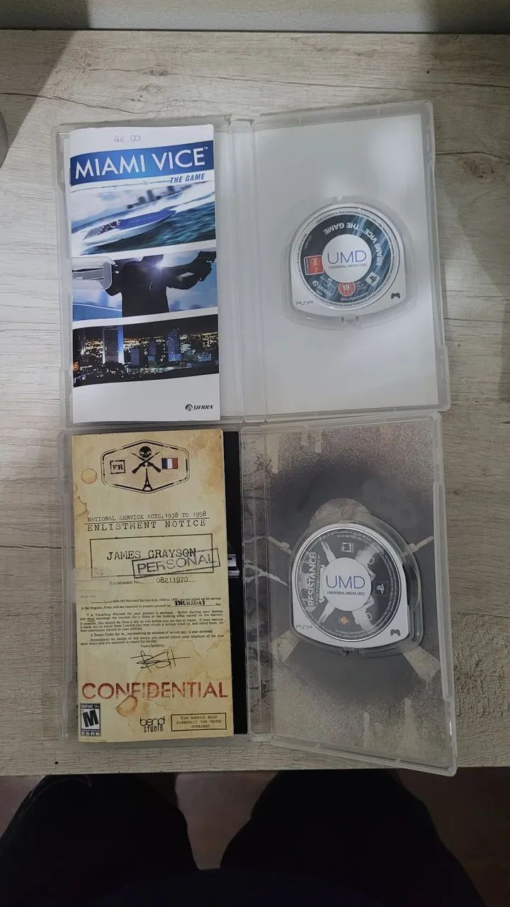 PSP Miami Vice & Resistance Retribution64294768112001121