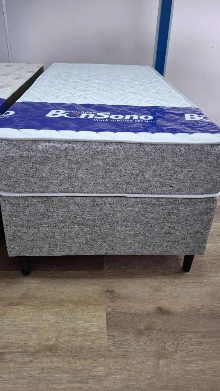 Conjunto box solteiro D.65 max firme ortopédico 