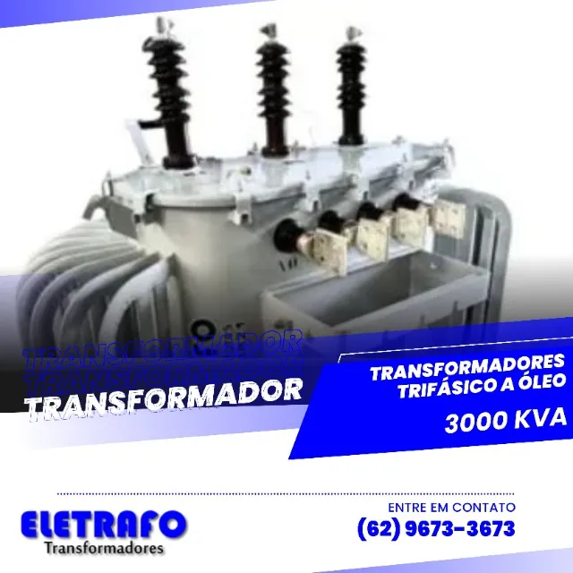Transformador Trifásico a Óleo 3000 kVA - A Solução Perfeita para Grandes Operações