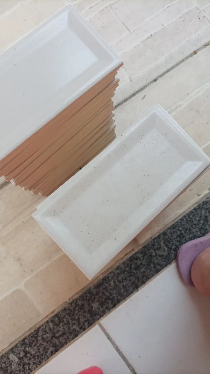 Revestimento tijolinho com bisotê