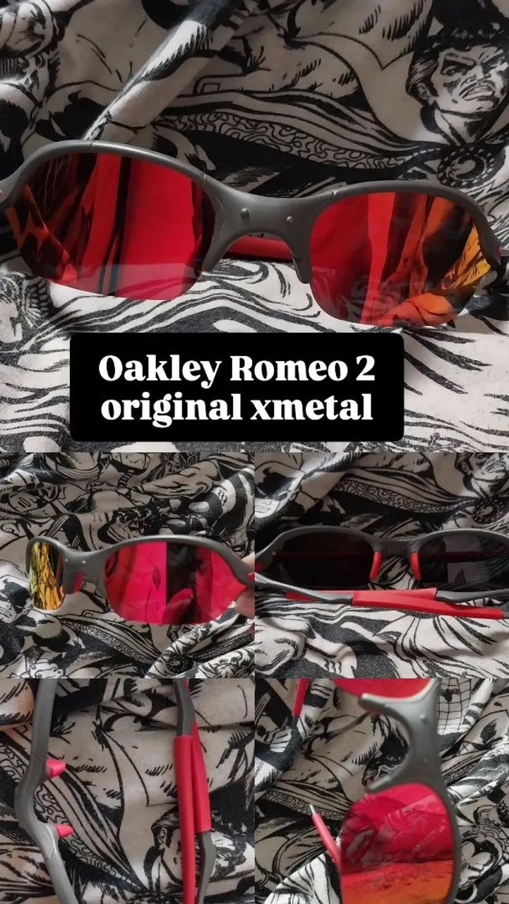 Óculos de sol Oakley Romeo 2 xmetal ORIGINAL Dark Ruby
