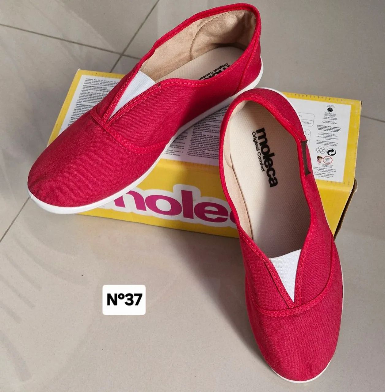 Sapatilha Moleca N°37