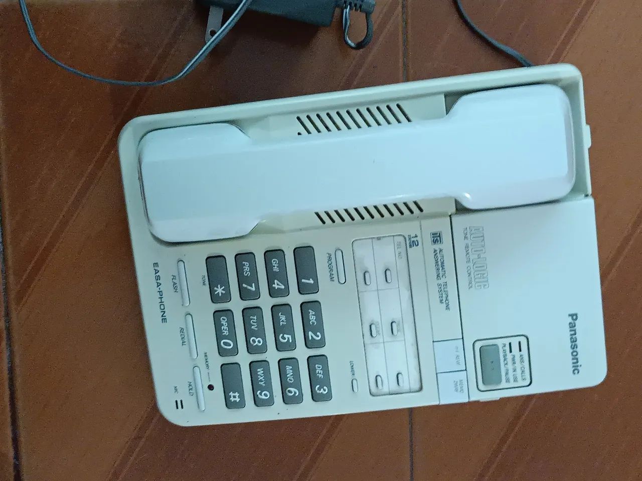 Telefone Fixo Panasonic com secretaria eletrônica kxt2390 vintage perfeito estado 
