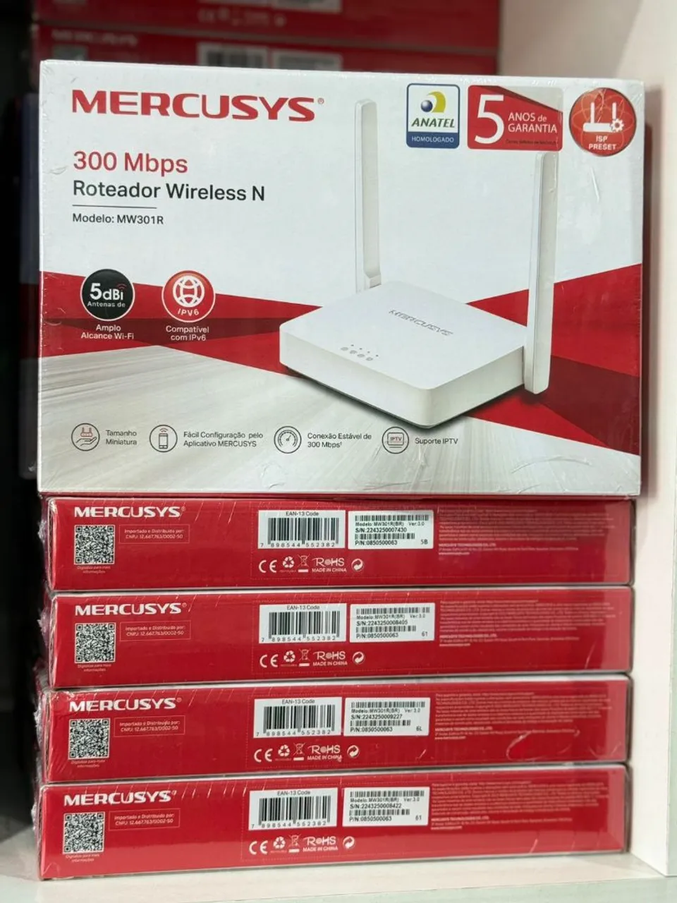 Roteador Wireless Mercusys 300mbps