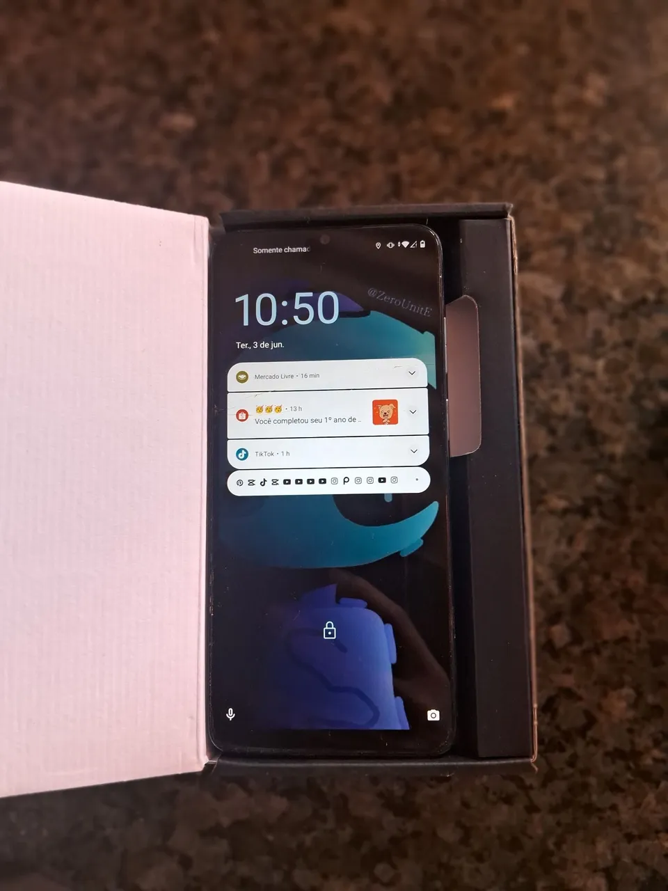 Moto E 22 com nota fiscal