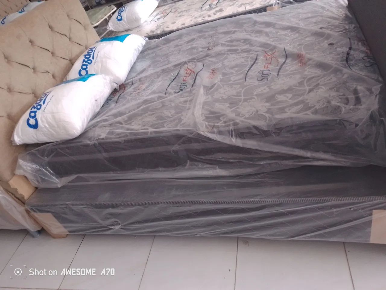 Cama Box Casal Softflex +Base CHAMAAA com entrega grátis  - Foto 2