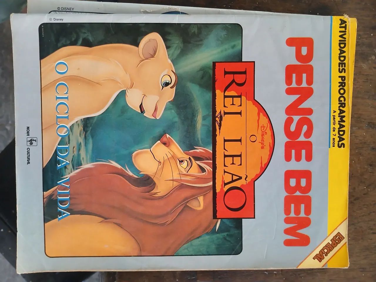 Livro de atividades 'O Rei Leão' - Disney