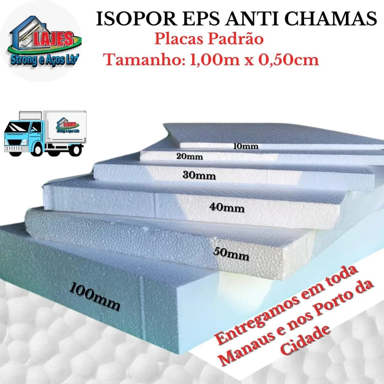 ISOPOR EPS 100% Antichamas 