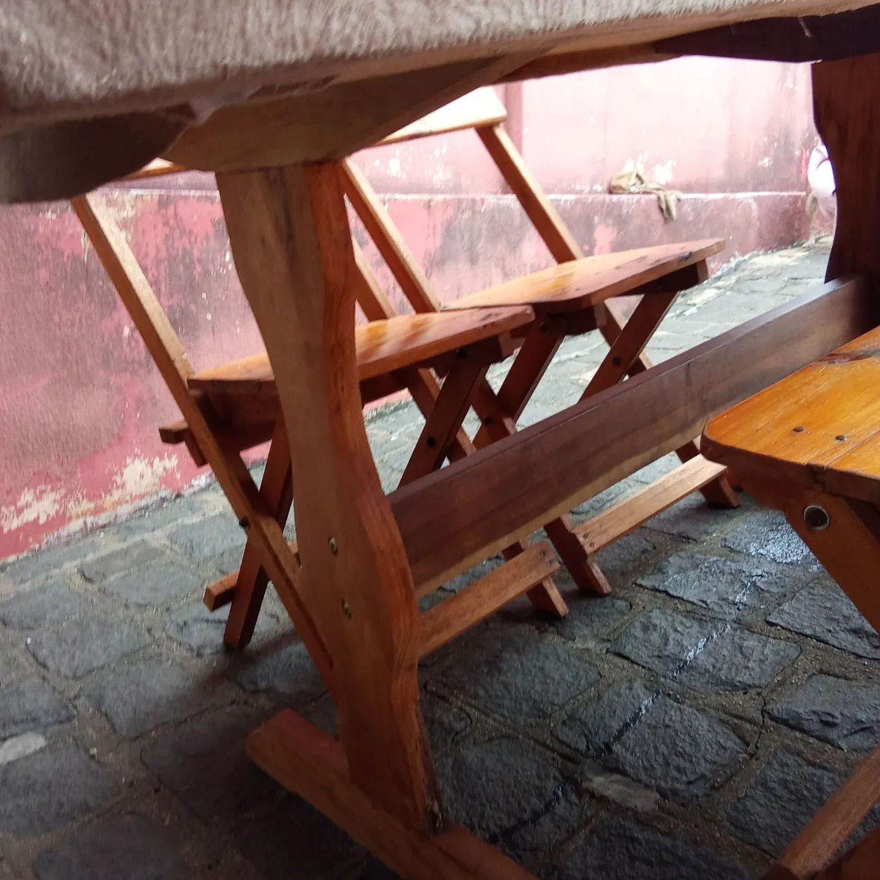 Conjunto de Mesa e Cadeiras Dobráveis - Foto 5