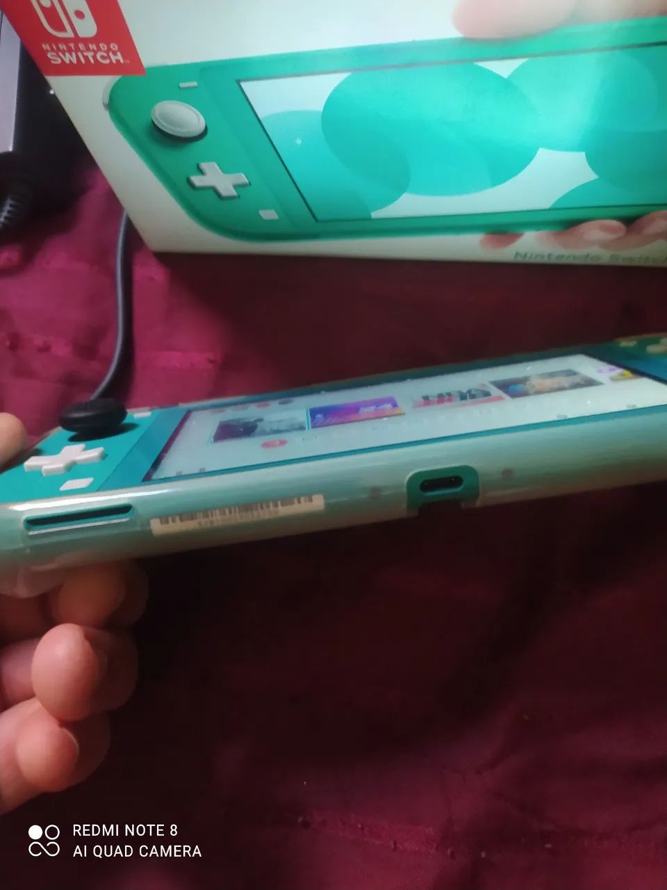Nintendo Switch Lite - Turquesa - Novo - Foto 2