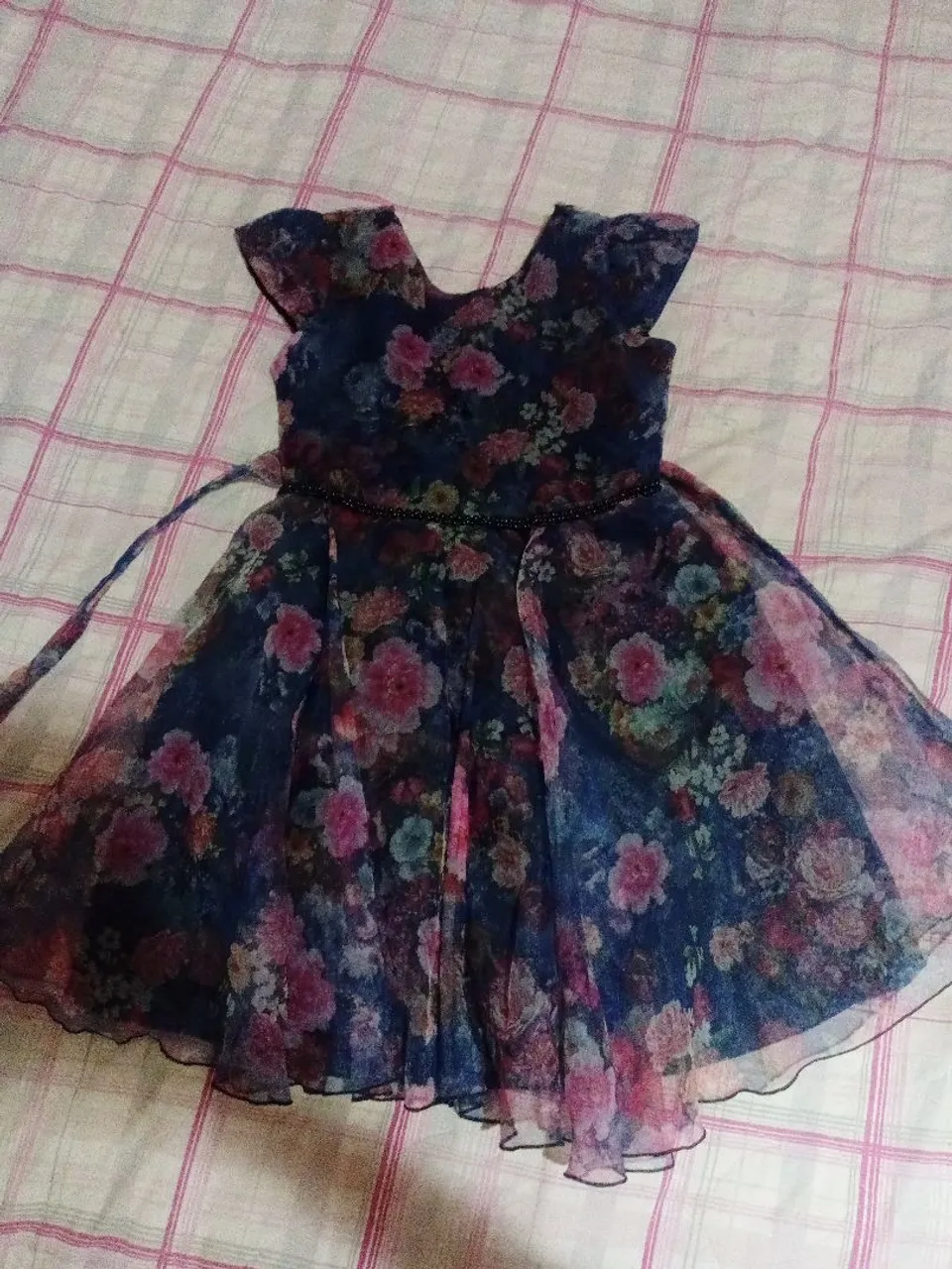 Vestido de festa infantil floral