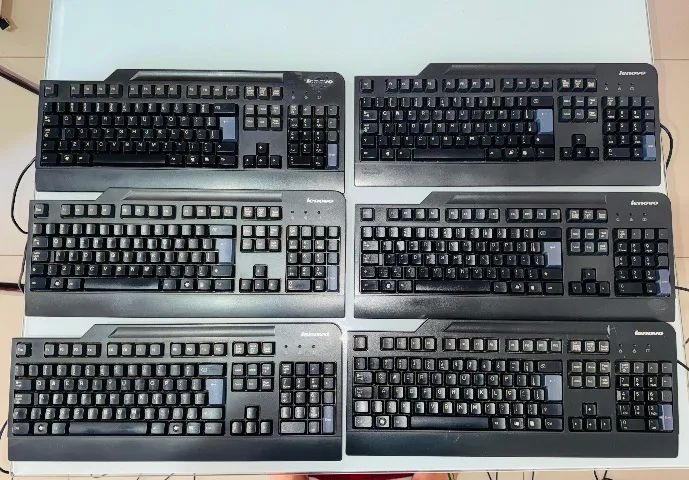 Teclado Lenovo USB, barato, conservado e com garantia de 3 meses