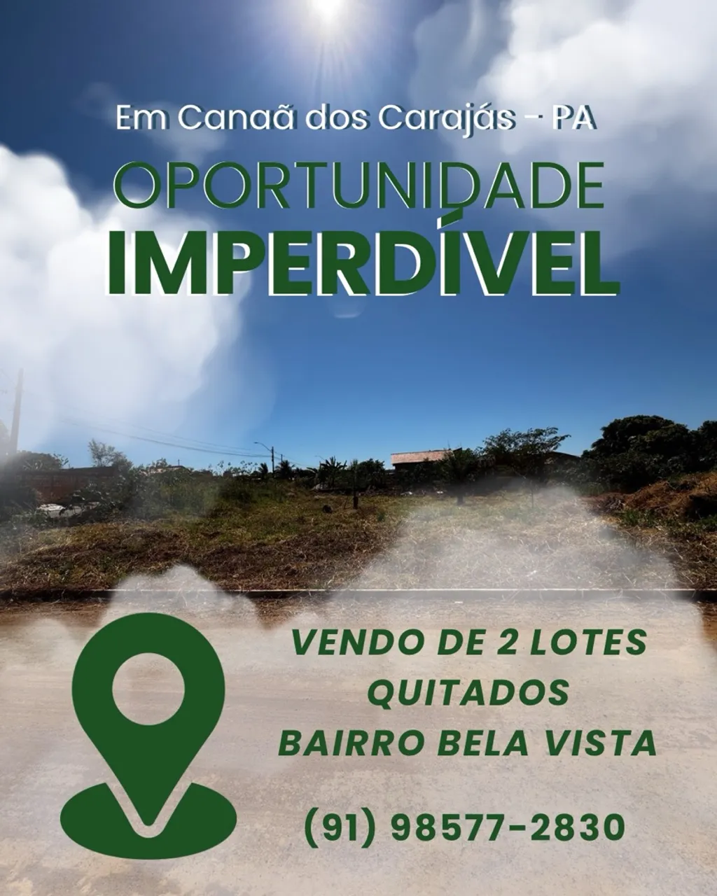 VENDO 2 LOTES EM CANAÃ DOS CARAJÁS - PA