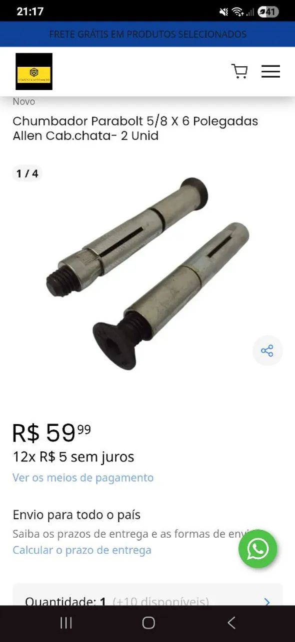 Buchas de expansão para fixação - Foto 4