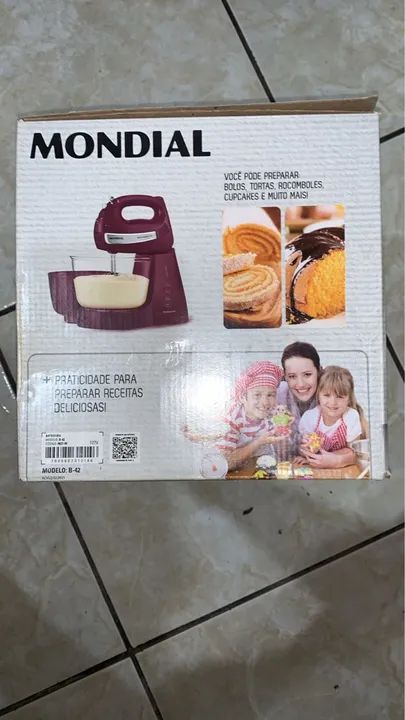 Batedeira Mondial Bella Massa Inox Marsala 500W - Foto 3