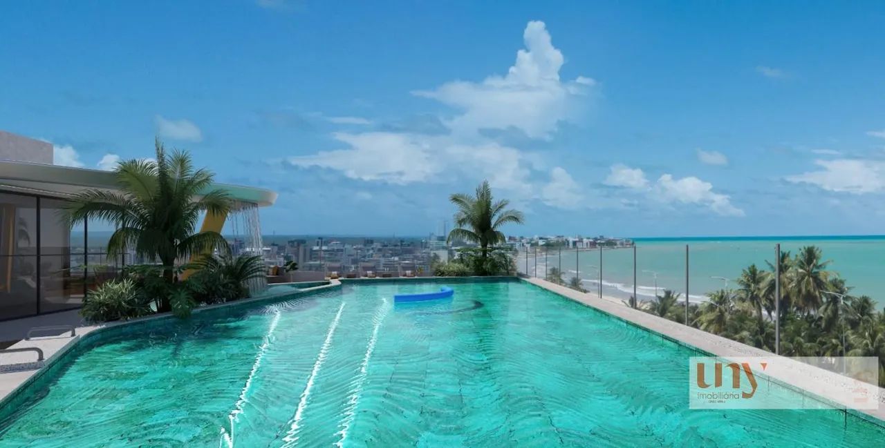 Flat pé na areia em construção com 22 m² na beira mar do Bessa - Foto 3