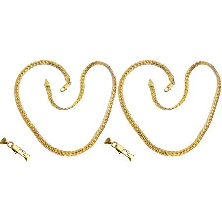 Corrente Feminina Ouro 18k - Cordão Banhado de 50cm x 5mm Elegante
