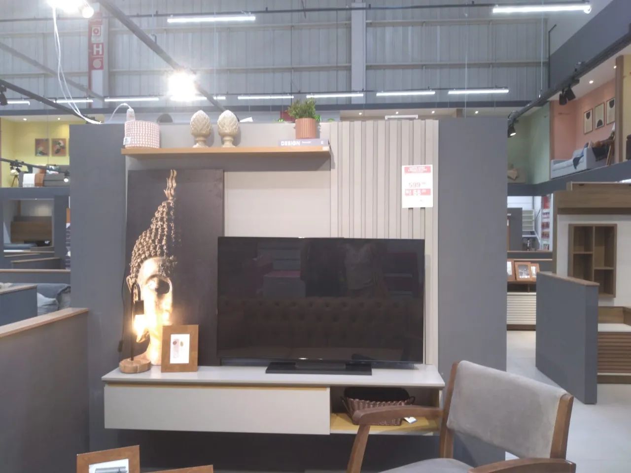 Rack moderno com painel e design elegante - Foto 2