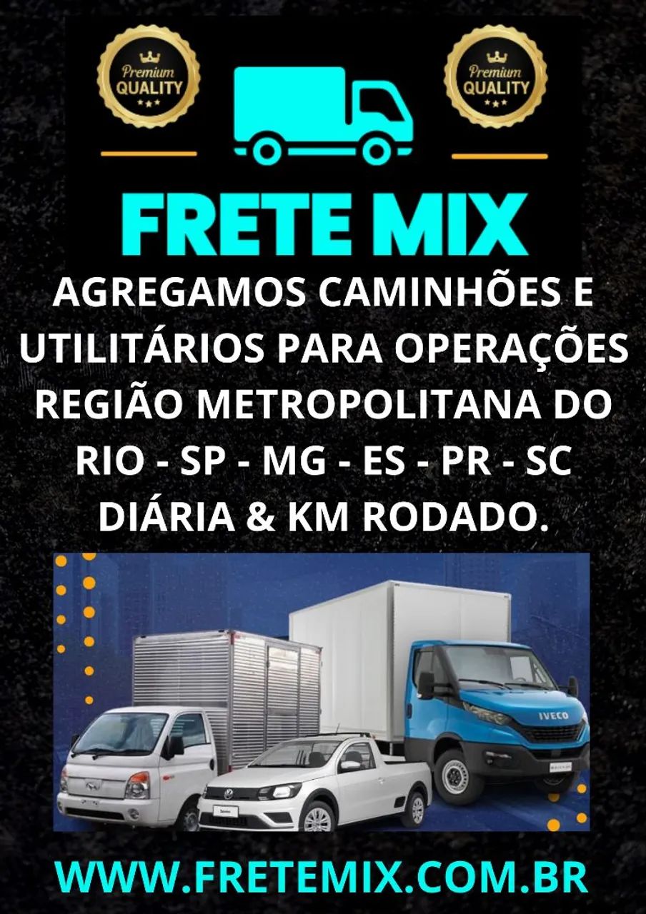 Agregamos Caminhões, Furgão e Fiorino P/ Serviços Avulsos, Freelance