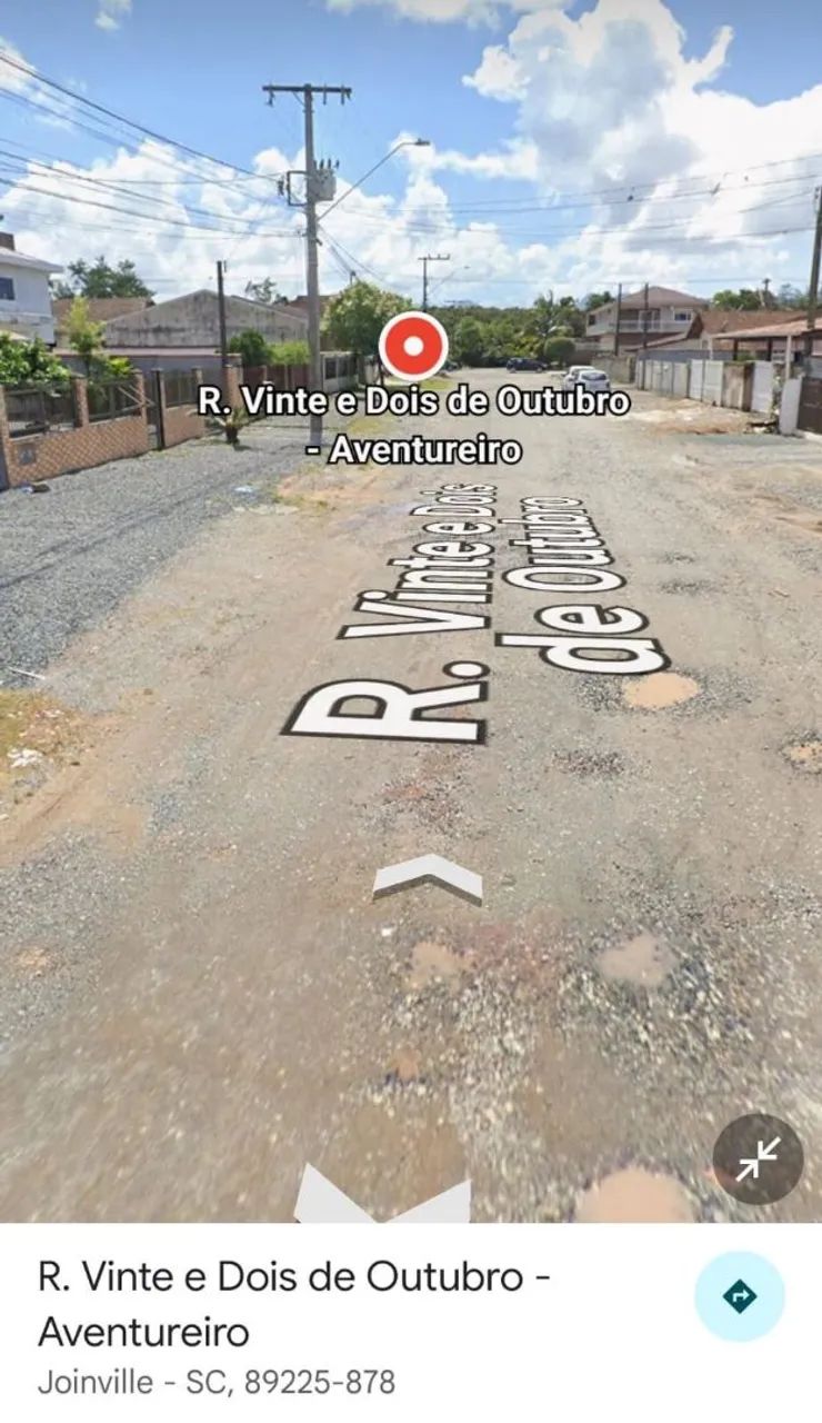 Terreno no Bairro Avetureiro, Rua 22 de Outubro. - Foto 2
