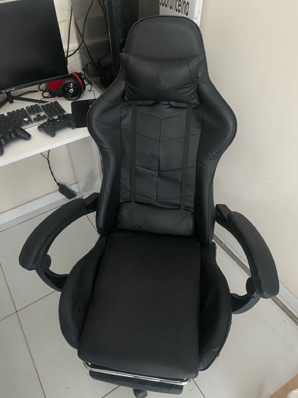 Cadeira Gamer Ergonômica Preta
