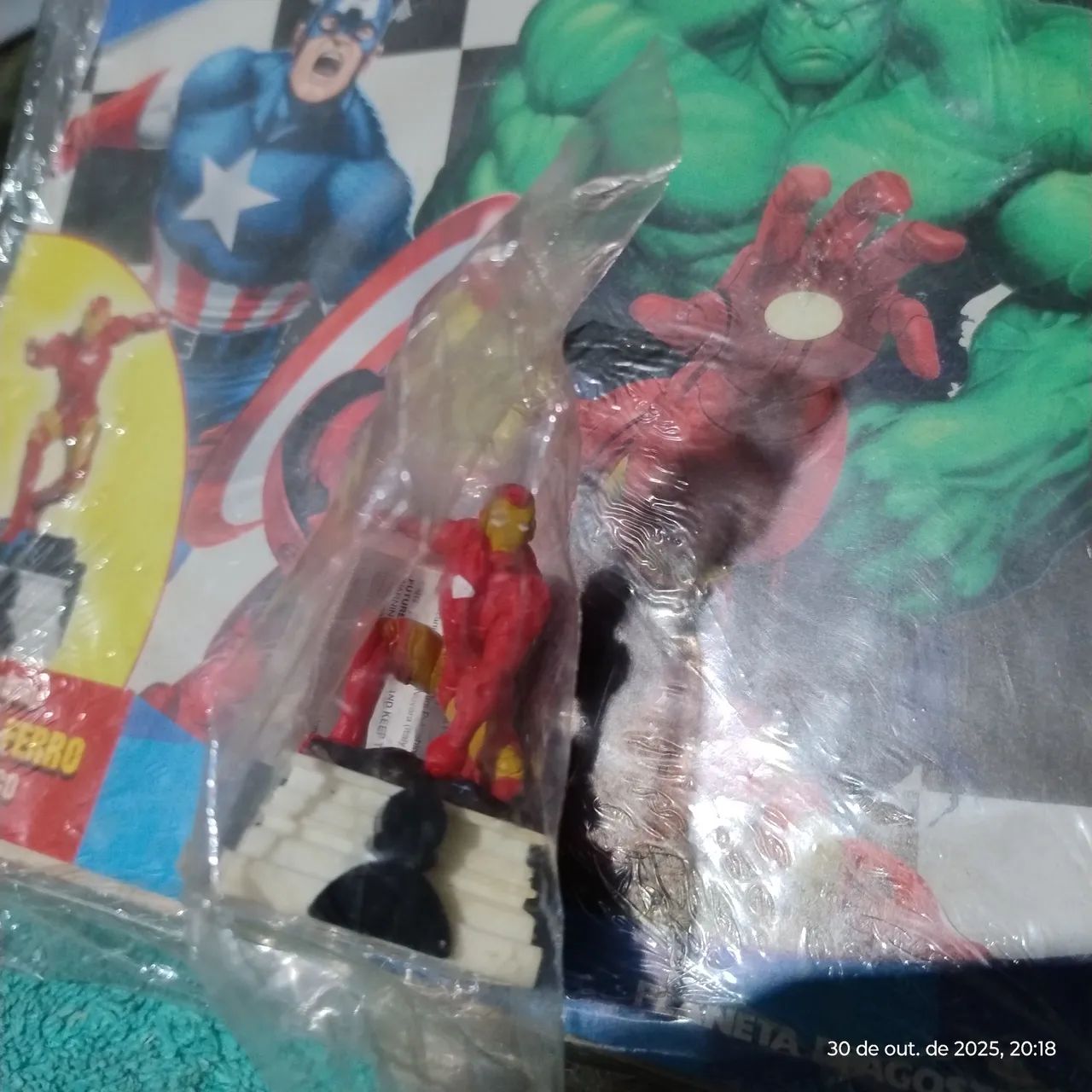 Coleção Eaglemoss Xadrez Marvel antigo, Homem de Ferro. - Foto 3