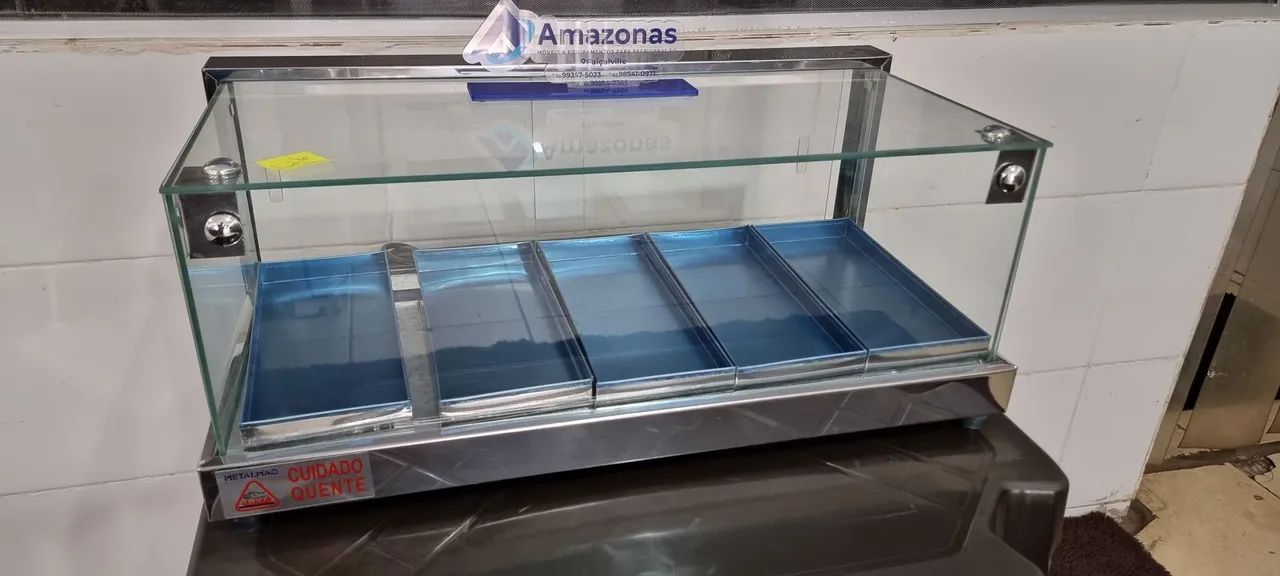 Estufa Quente para Salgados - 05 Bandejas 