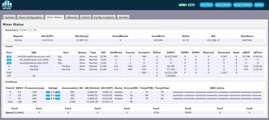 Mineradora Antiminer Bitmain S9 13.5T - Foto 6