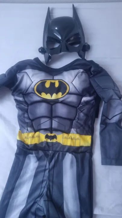 Fantasia de Batman e homem aranha para menino - Foto 2