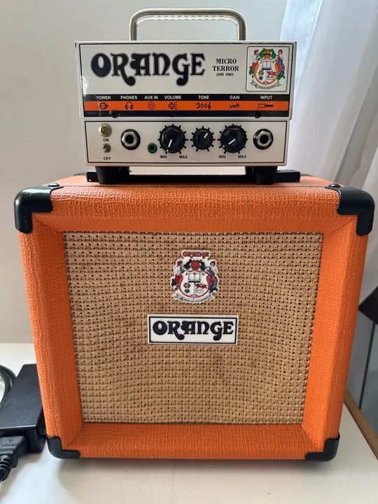 Amplificador Orange Micro Terror + Caixa Orange ppc 108. - Foto 2
